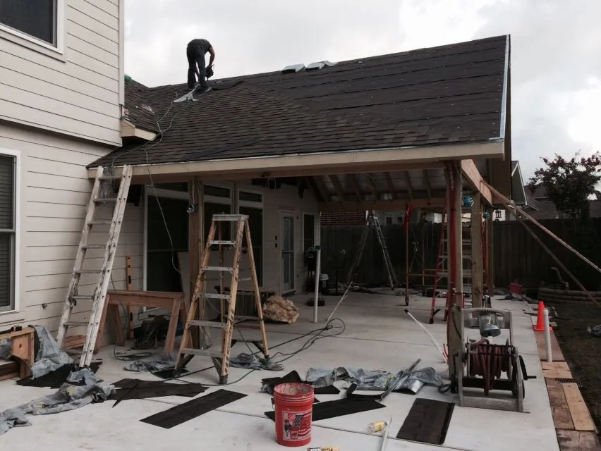 Patio Cover Project in Houston