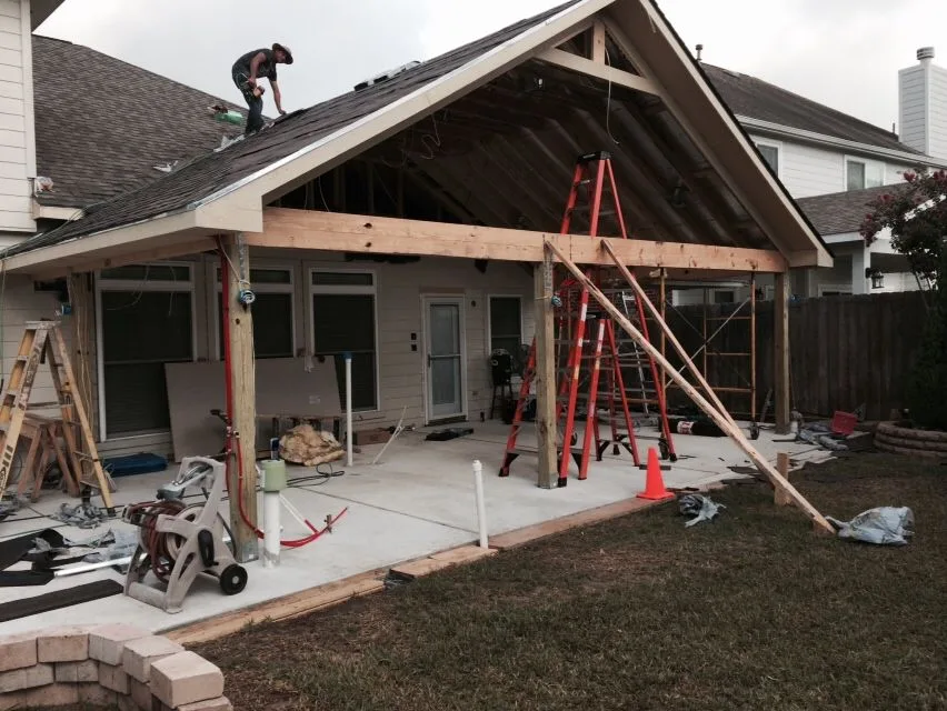 Patio Cover Project in Houston