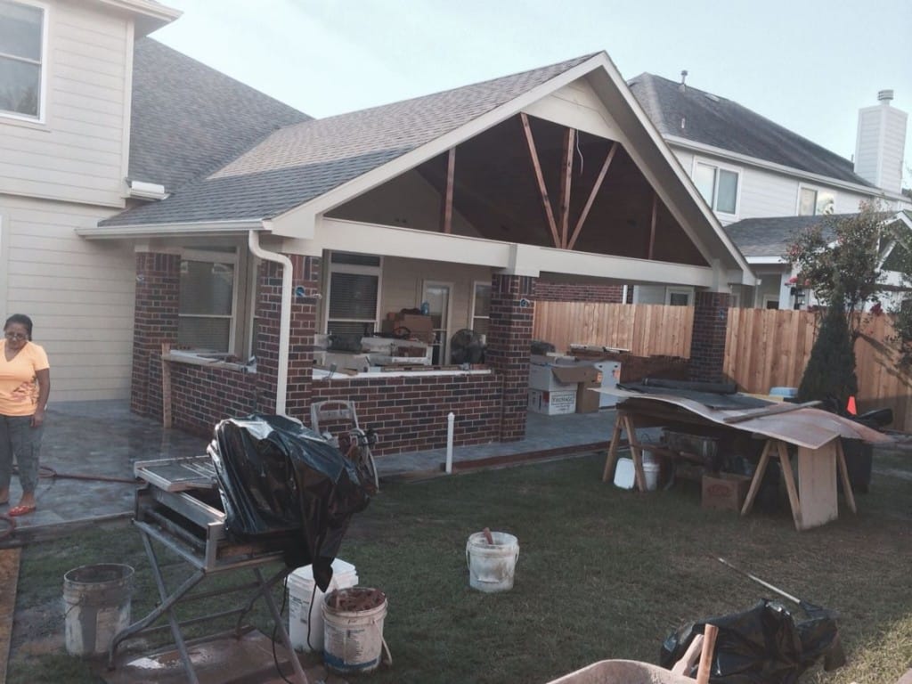 Patio Cover Project in Houston