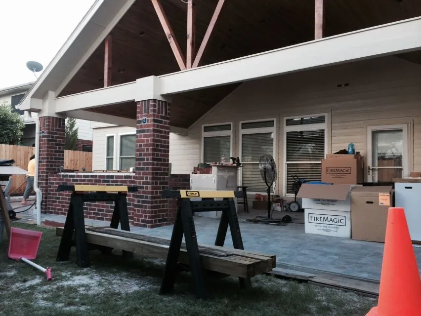 Patio Cover Project in Houston