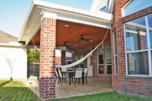 Stamped Concrete Floor Patio Cover