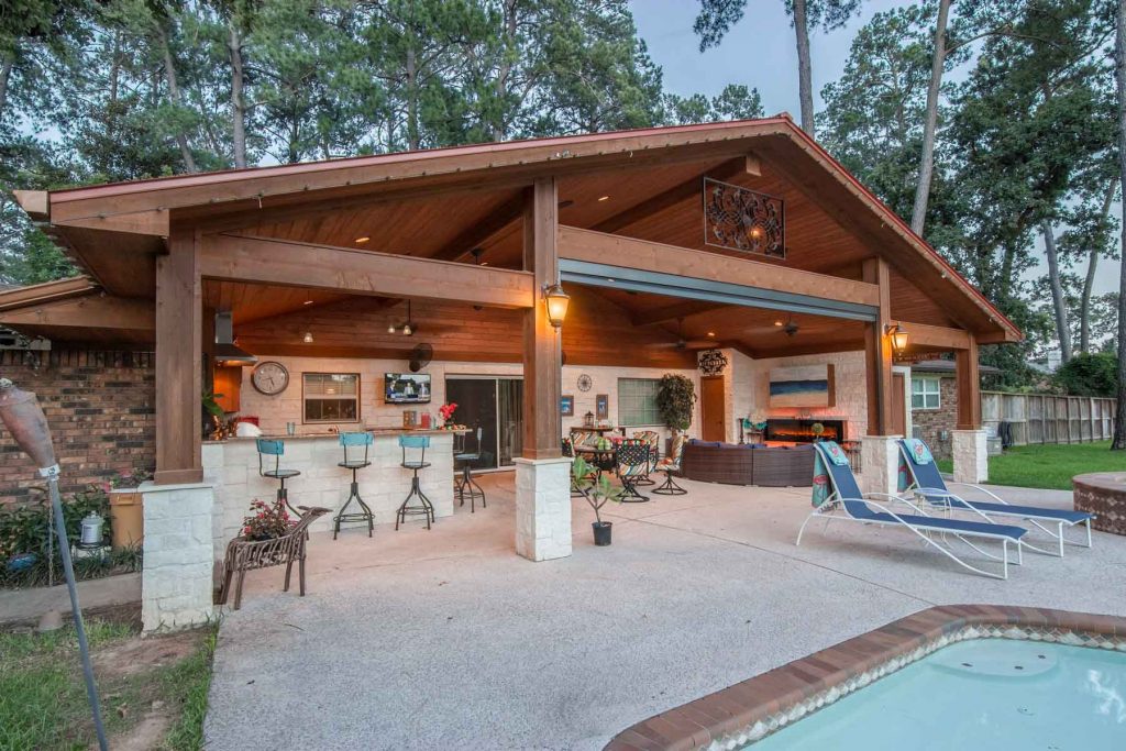 patio cover cedar wood