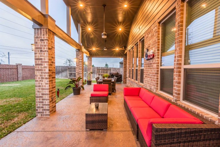 Gable Roof Patio Cover in Cypress Texas HHI Patio Covers Patio Covers