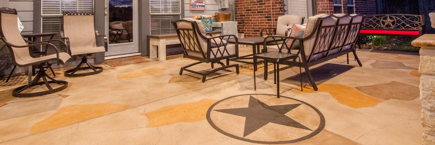 stampedconcretebanner HHI Patio Covers