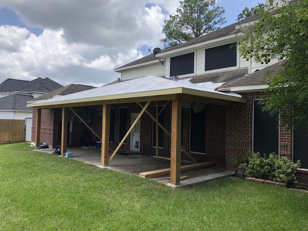 patio cover in spring texas