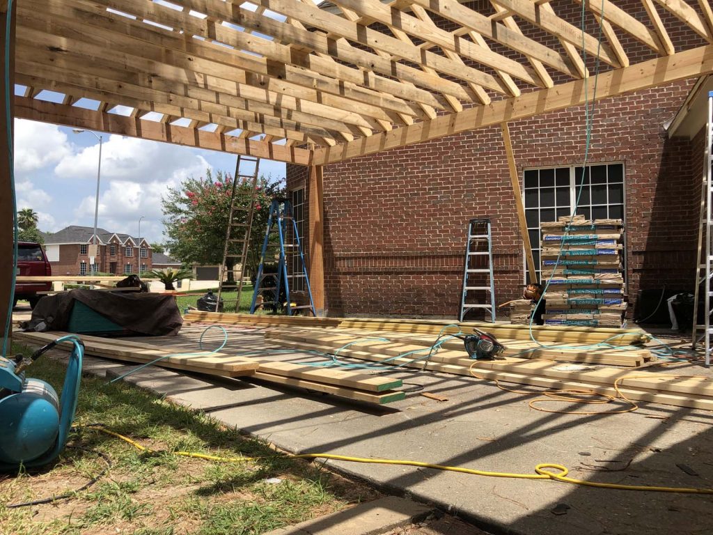 patio cover in spring texas