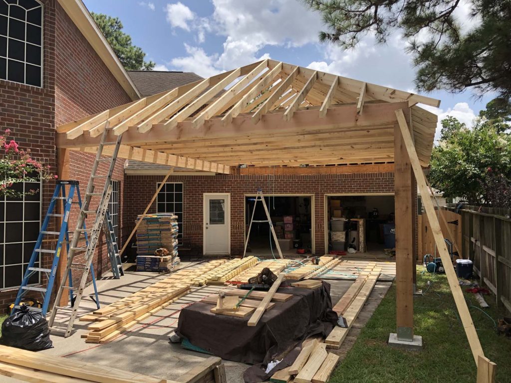 patio cover in spring texas