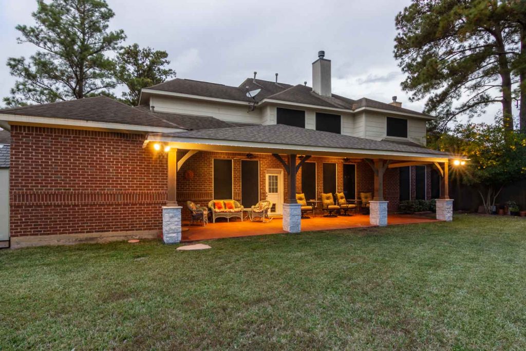 patio cover in spring texas