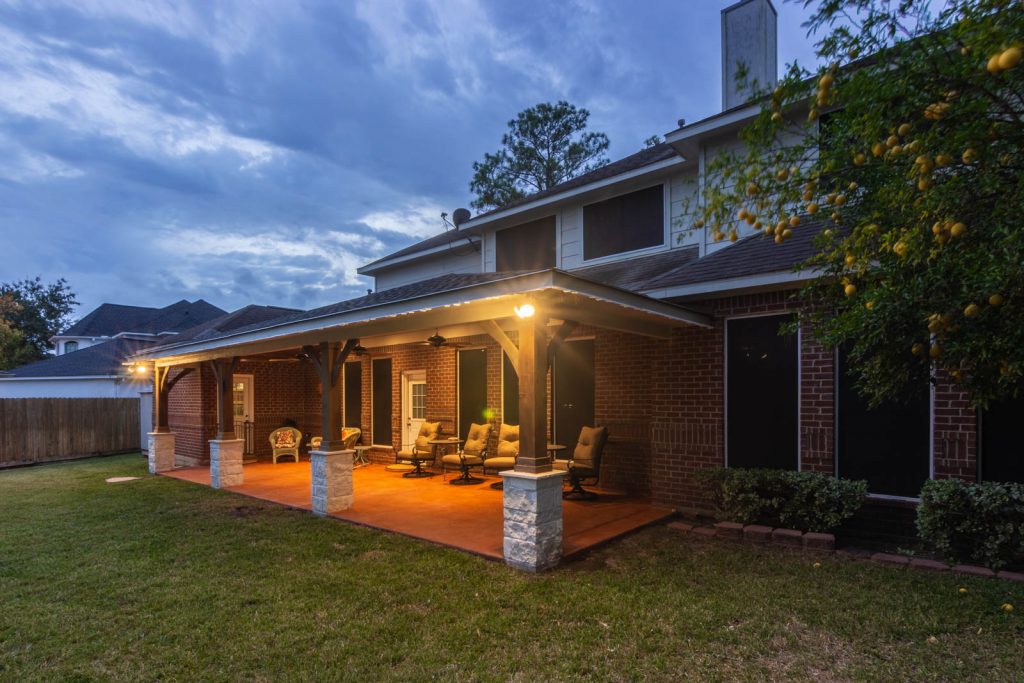 patio cover in spring texas