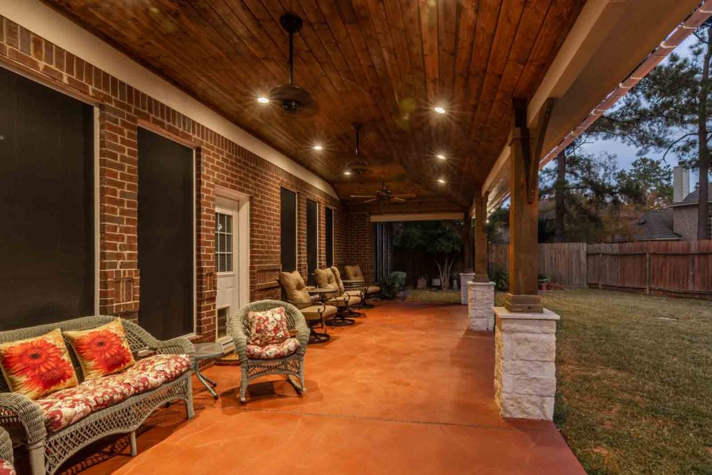 patio cover in spring texas