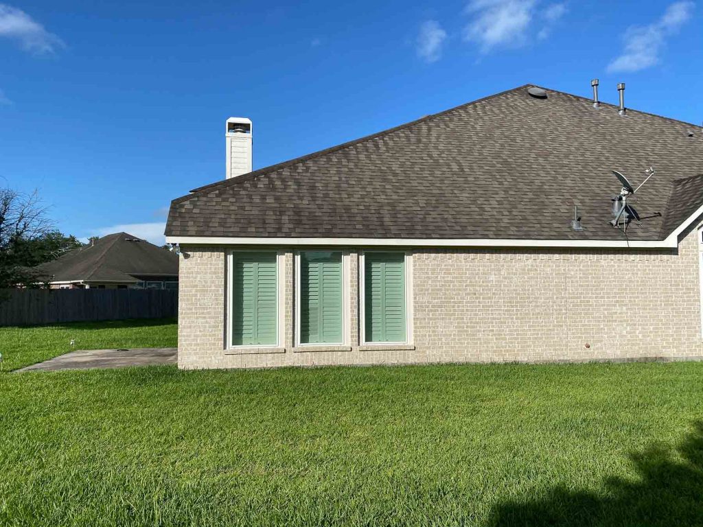 house before patio cover