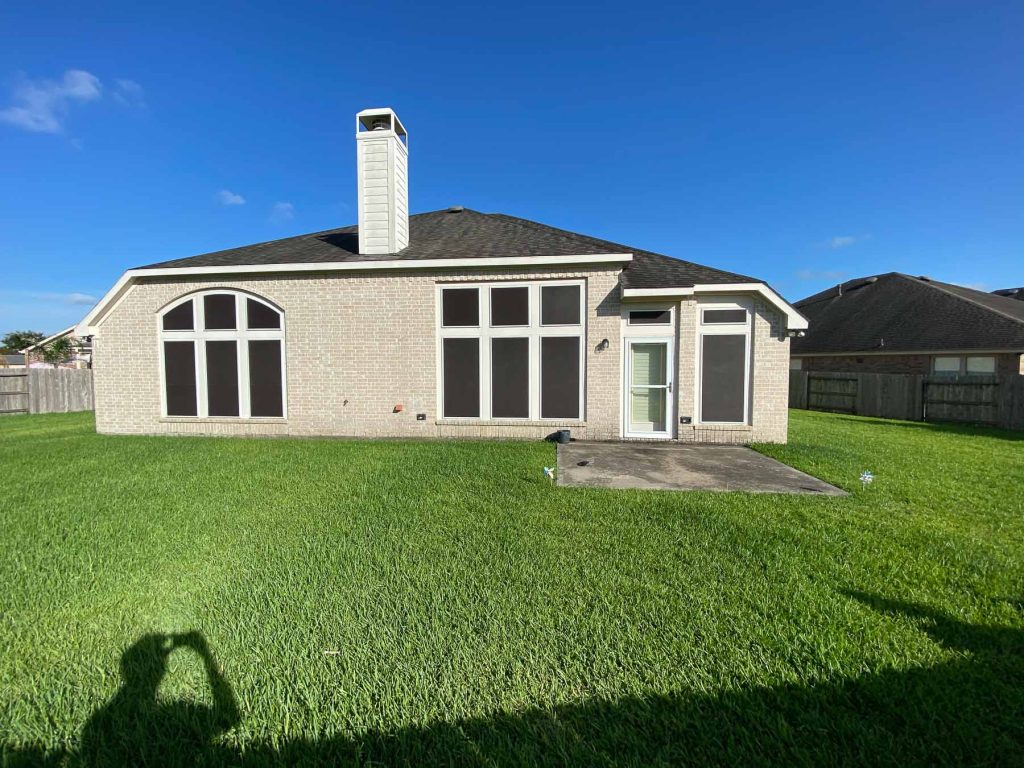 house before patio cover