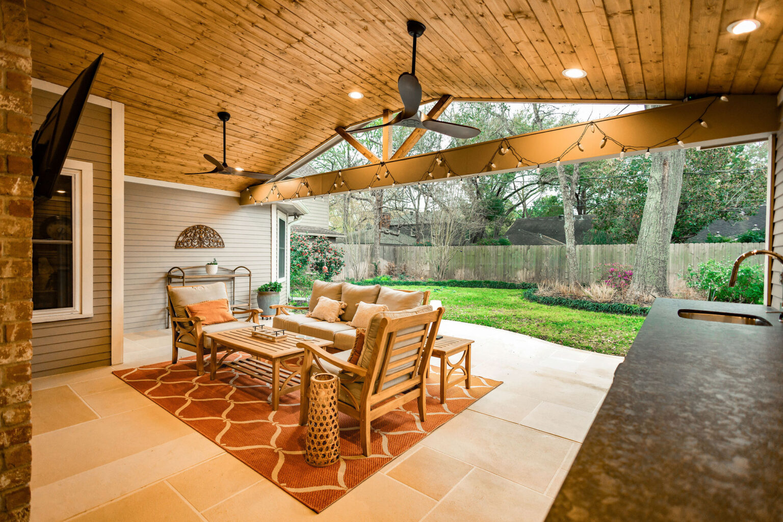 Gable Patio Cover in Houston, TX | HHI Patio Covers