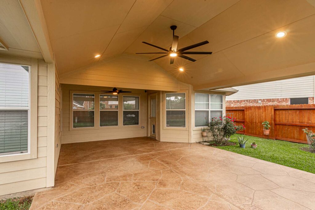 Gable style patio cover