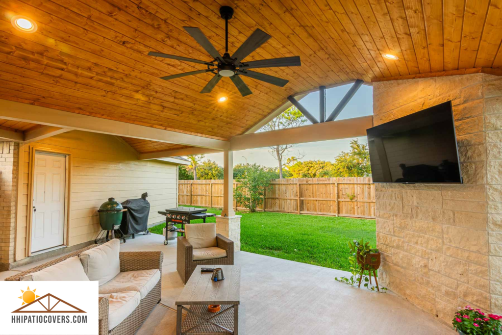 Gable style patio cover