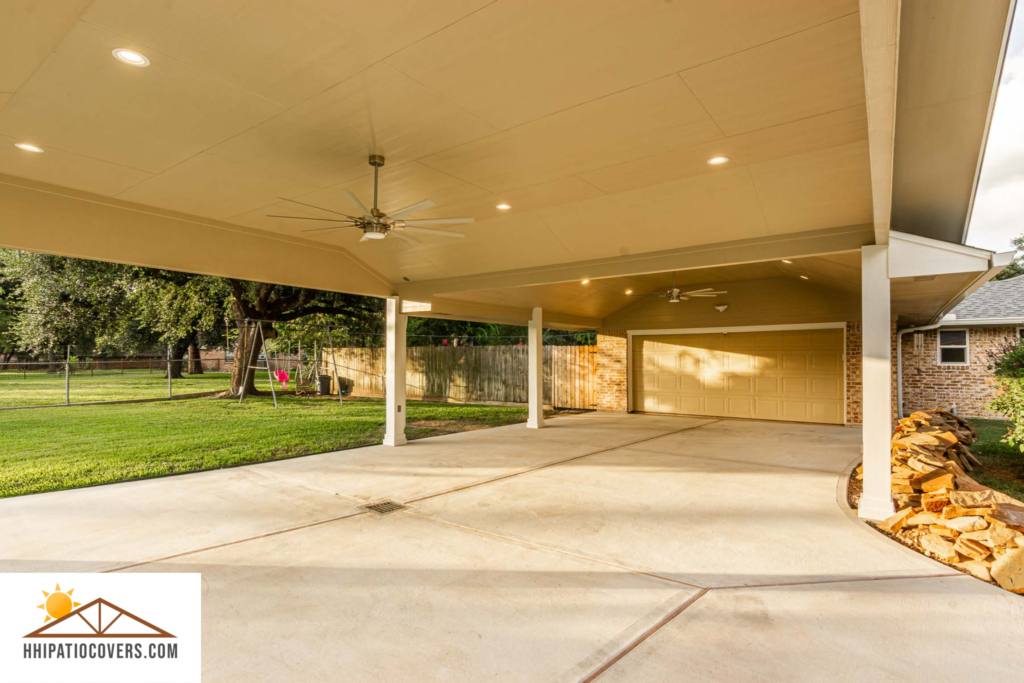 Custo built carport in Houston, TX.