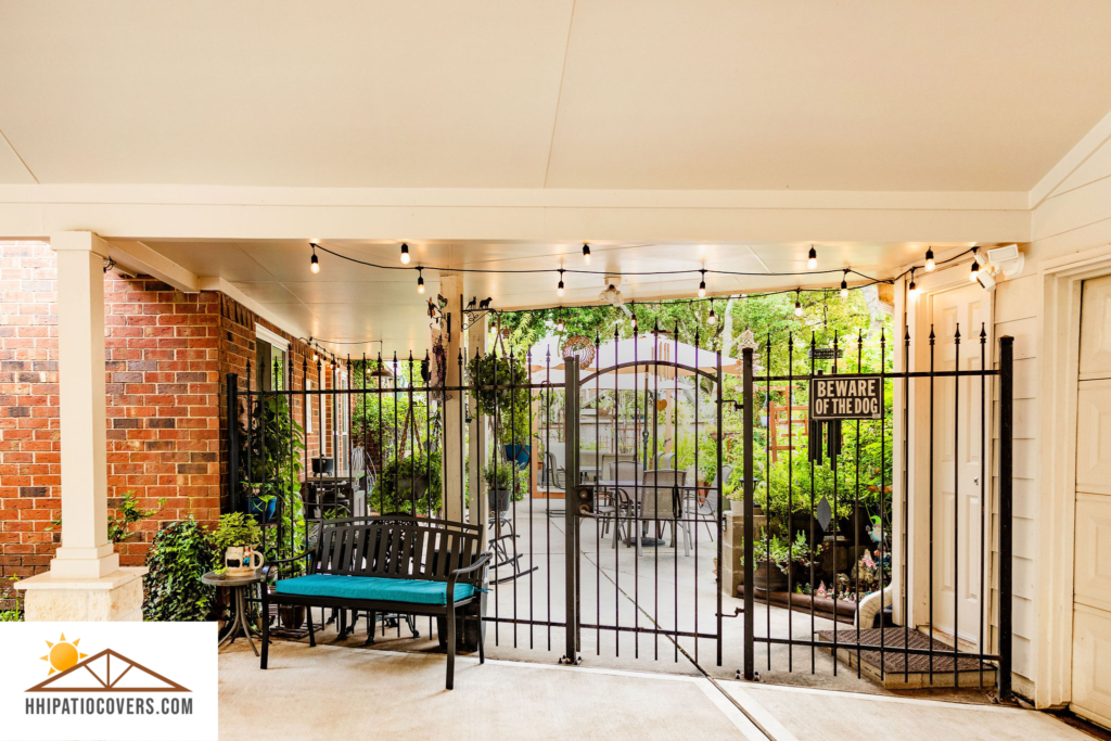 Custom built carport in sugarland TX.