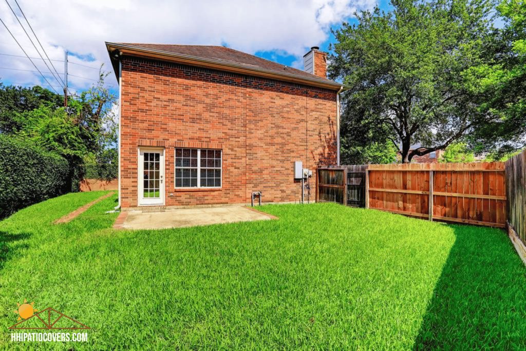 Before Patio Cover Build showing side of home.