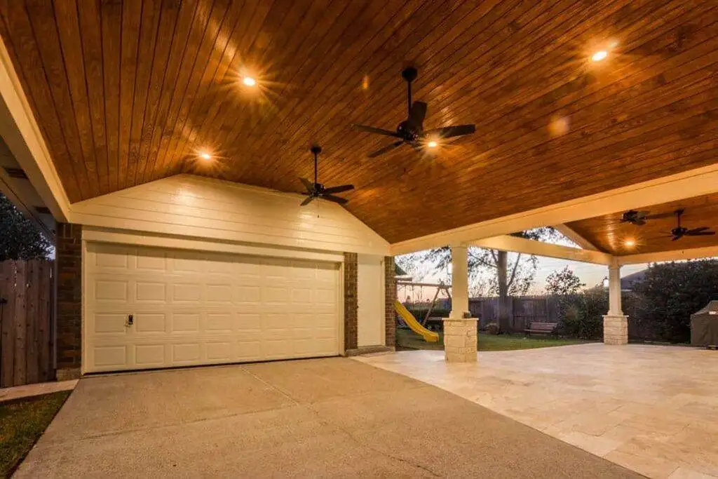 Custom carport in Houston