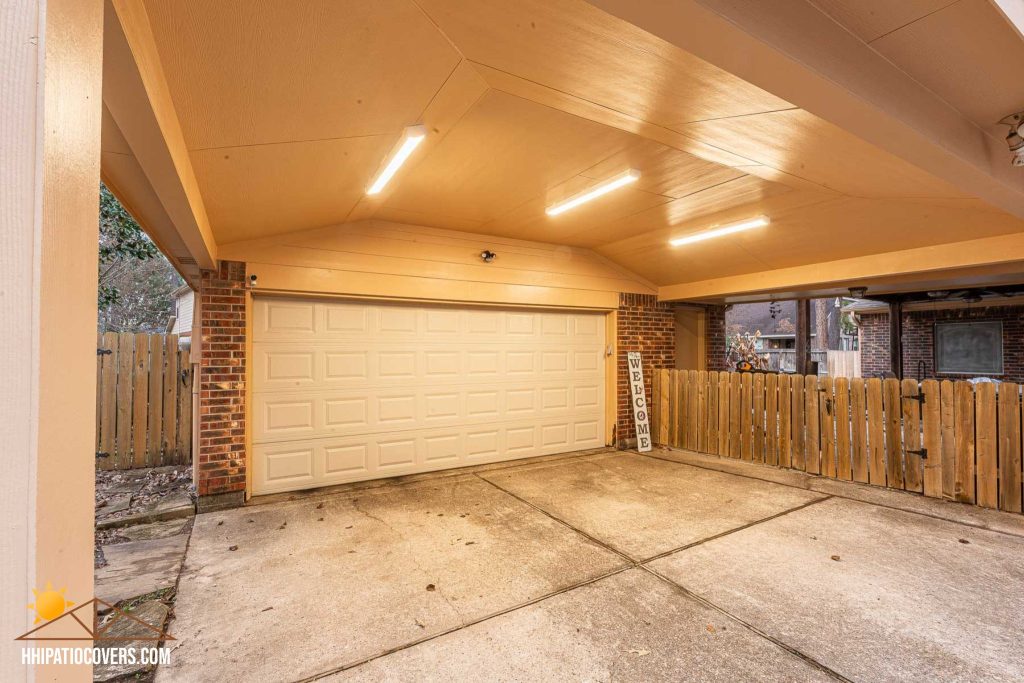 Custom Carport in Humble, TX.