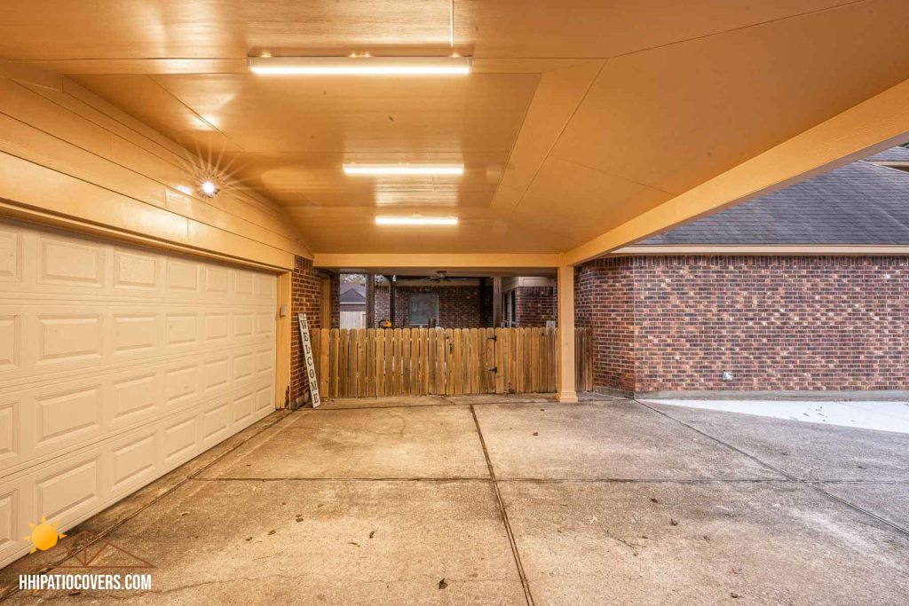 Custom Carport in Humble, TX.