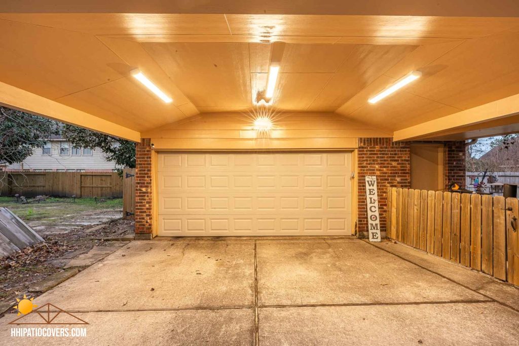 Custom Carport in Humble, TX.