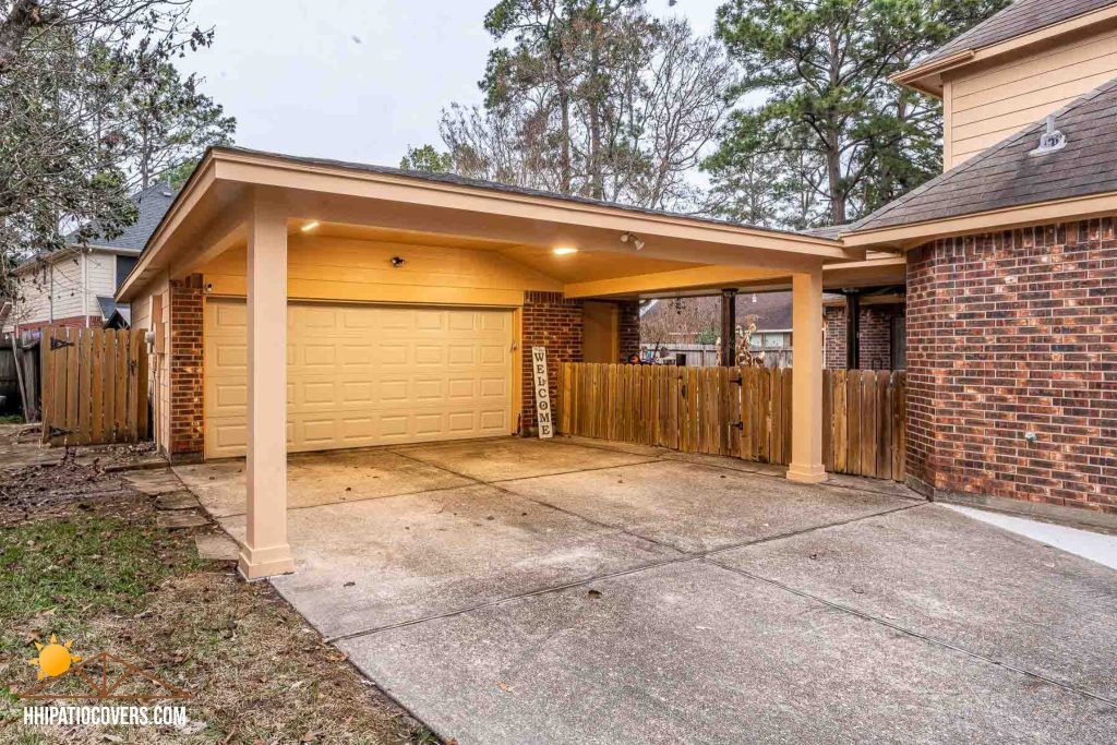 Custom Carport in Humble, TX.