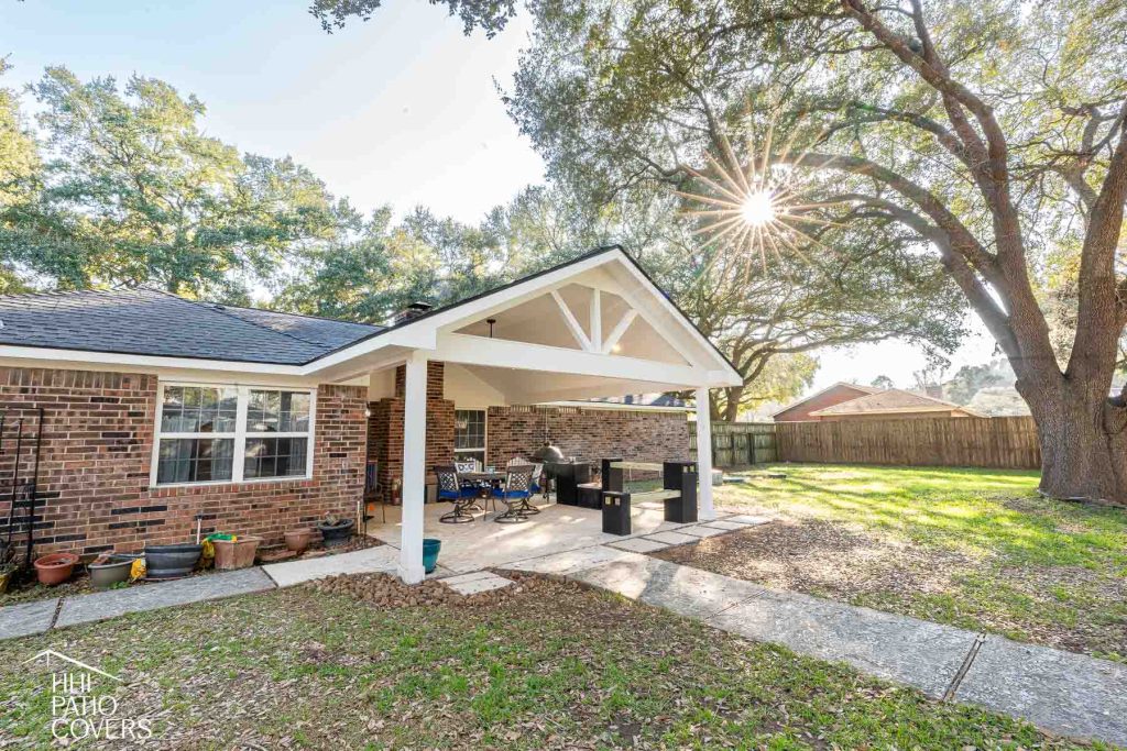 A Simple Gable Patio Cover for a Classic Ranch-Style Home.