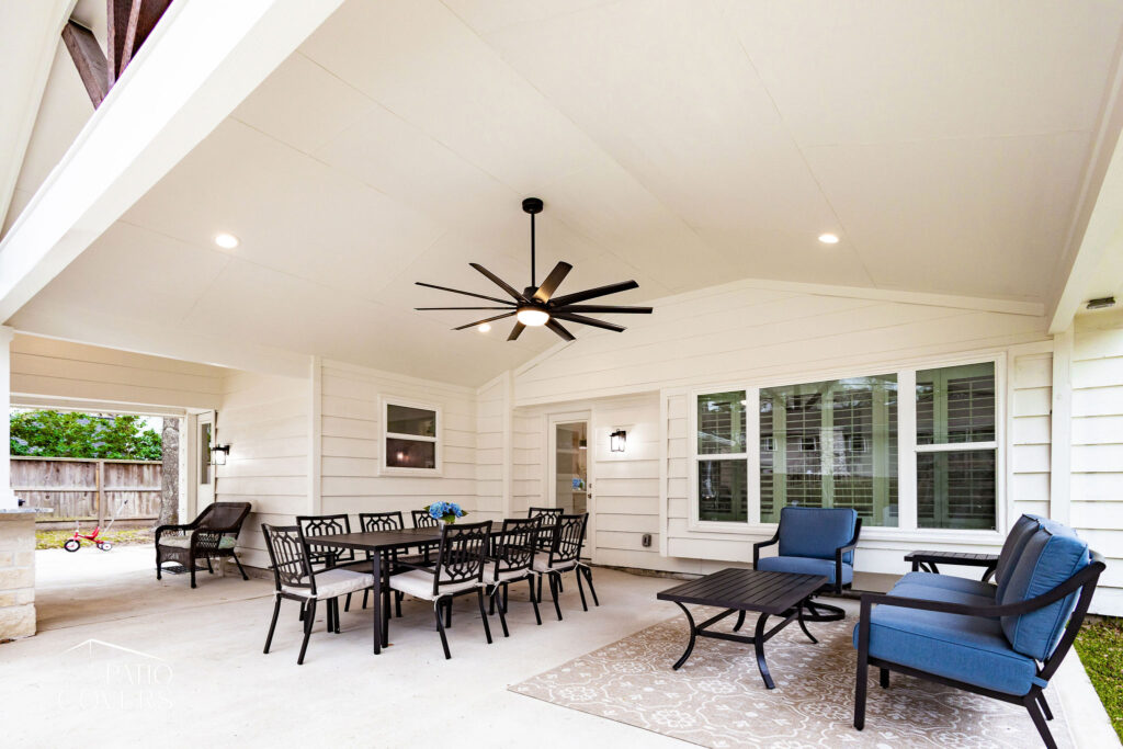 Gable style patio cover