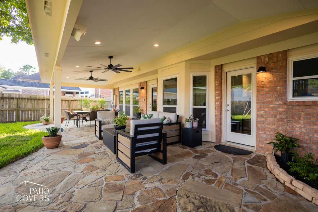 Flagstone patio floors