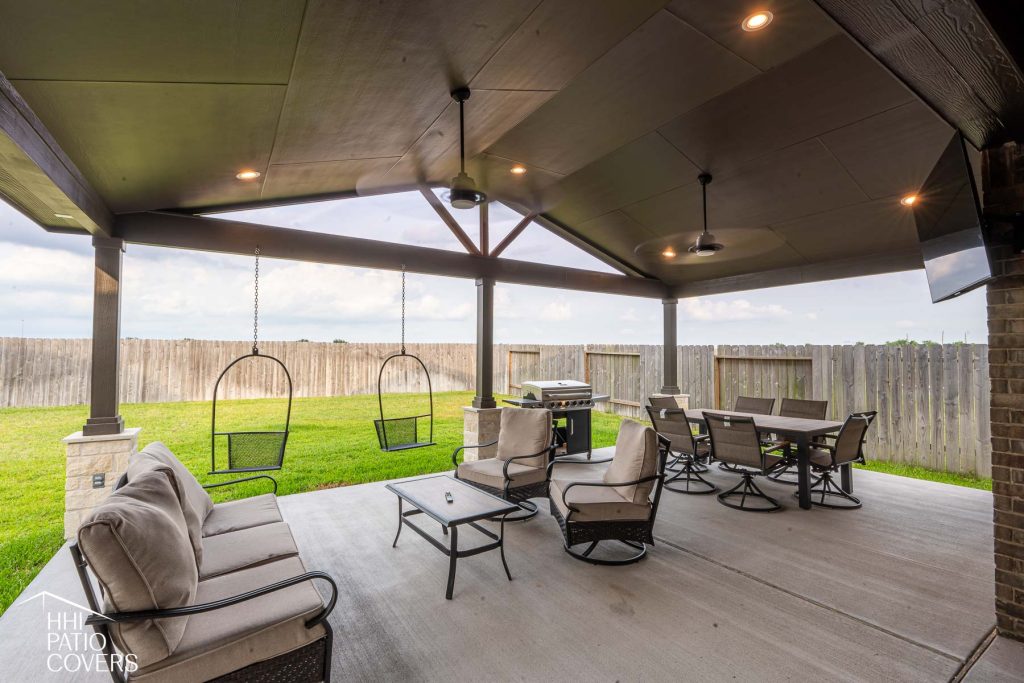 New outdoor living area