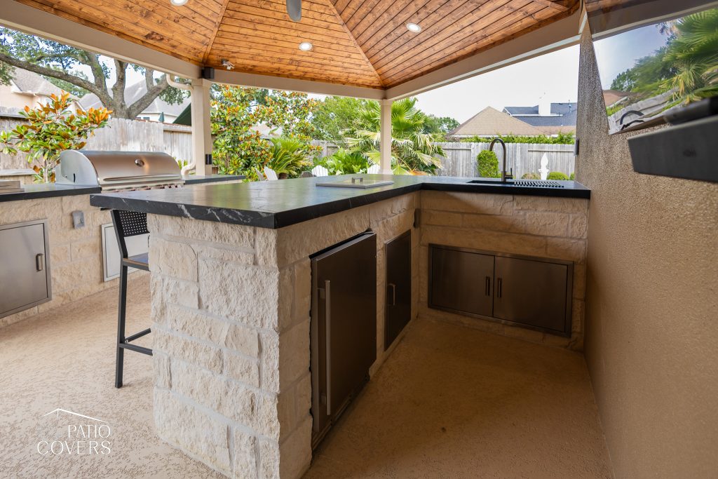 Custom outdoor bar