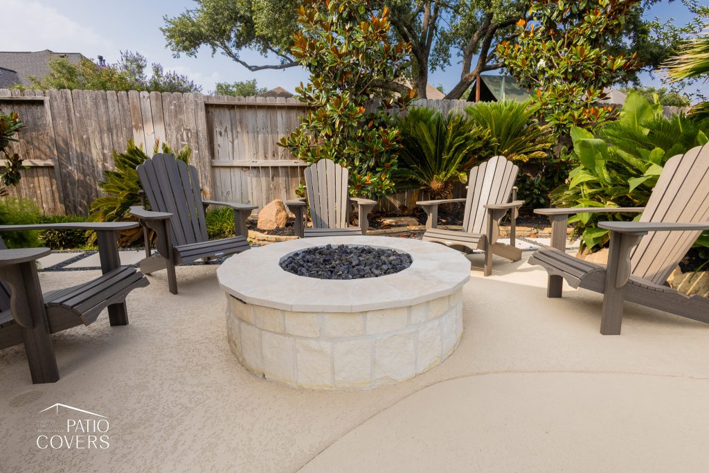 Custom built fire-pit