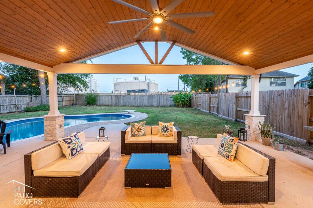 Gable-style patio cover