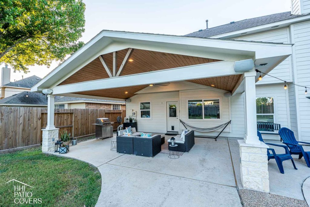 Gable-style patio cover