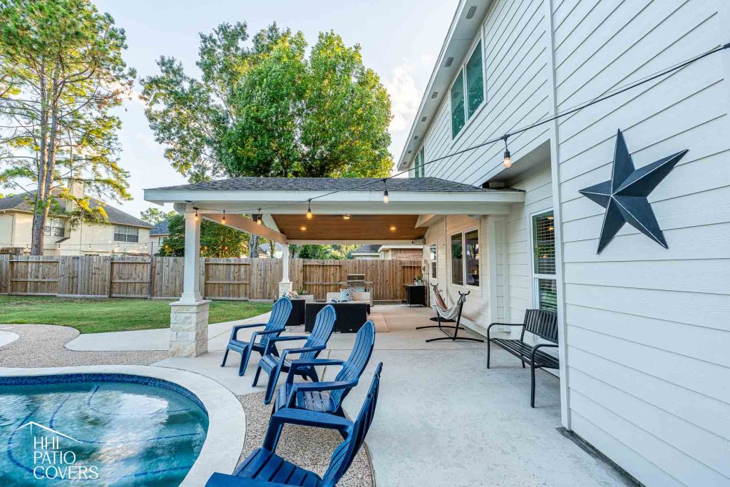 side view of-gable patio-cover