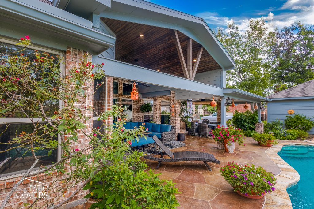 Gable-style patio cover