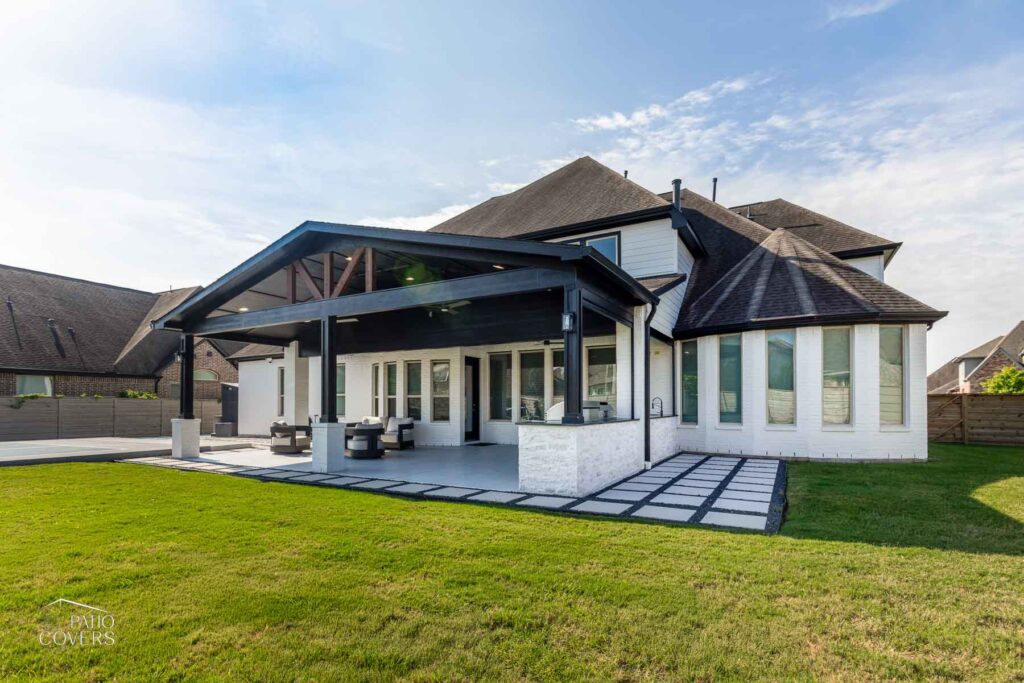 Gable style patio cover