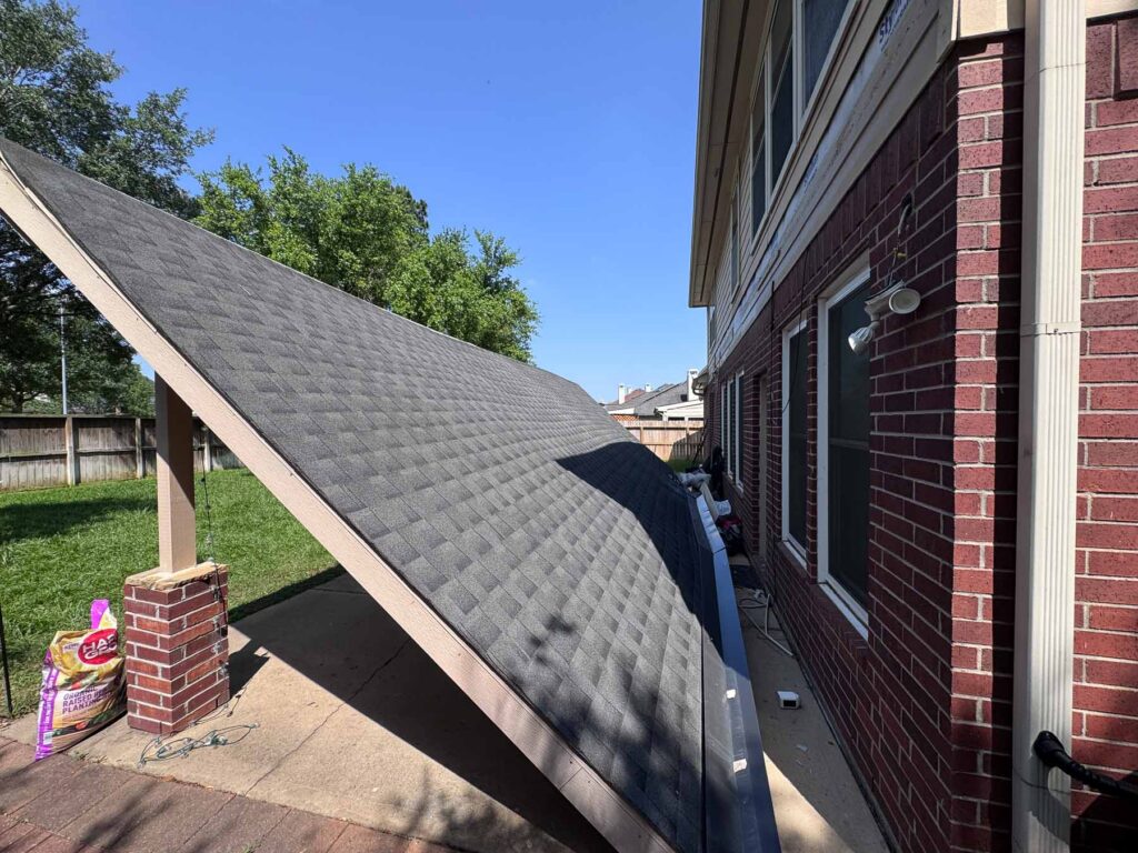Patio cover collapse