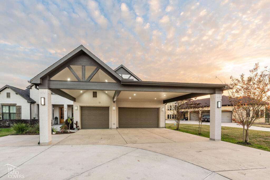 custom built carport