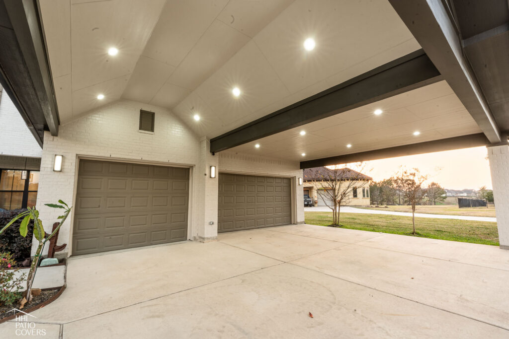 carport top view