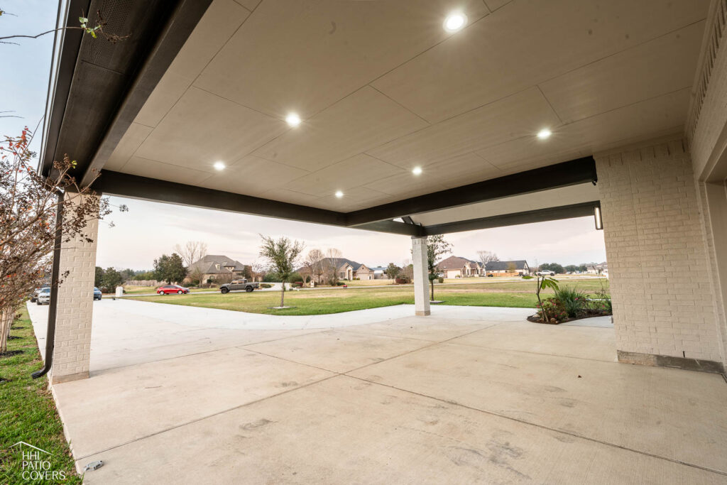 Carport custom lighting